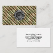 Carte De Visite Conception de logo sonore DJ / Création d'identité (Devant / Derrière)