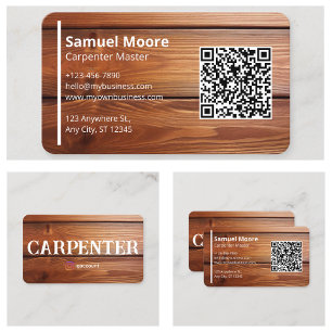 Carte De Visite Conception de Maître Charpentier