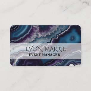 Carte De Visite Conception de marbre d'Agate