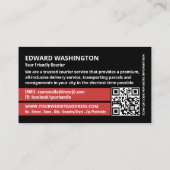 Carte De Visite Conception de messagerie, service de messagerie (Dos)