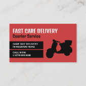 Carte De Visite Conception de messagerie, service de messagerie (Devant)