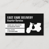 Carte De Visite Conception de messagerie, service de messagerie (Devant)