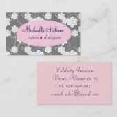 Carte De Visite Conception de Michaella (Devant / Derrière)