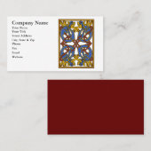 Carte De Visite Conception de noeud celtique avec des hounds (Devant / Derrière)