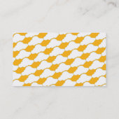 Carte De Visite Conception de nuages fluides, météorologue (Dos)