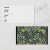 Carte De Visite Conception de papier peint d'algue, imprimée par (Devant / Derrière)