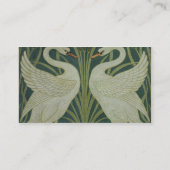 Carte De Visite Conception de papier peint de "cygne, de (Dos)