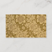 Carte De Visite Conception de papier peint de "fritillaire", 1885 (Dos)