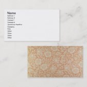 Carte De Visite Conception de papier peint de "mauve" (Devant / Derrière)