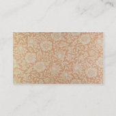 Carte De Visite Conception de papier peint de "mauve" (Dos)