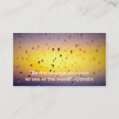 Carte De Visite Conception de photo de papillon (Dos)