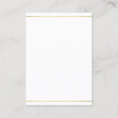 Carte De Visite Conception de professionnel créatif moderne minima (Dos)