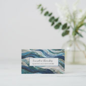 Carte De Visite Conception De Quilage Et De Patchwork (Debout devant)