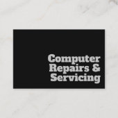 Carte De Visite Conception de réparation et de maintenance des ord (Devant)