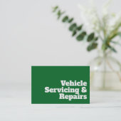 Carte De Visite Conception de réparation et d'entretien des véhicu (Debout devant)