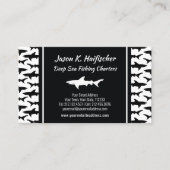 Carte De Visite Conception de requin pour plongeur Capitaine Pêche (Devant)