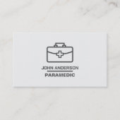 Carte De Visite Conception de sac Médicale, EMT, Paramedic (Devant)
