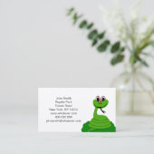 Carte De Visite Conception de serpent (Debout devant)