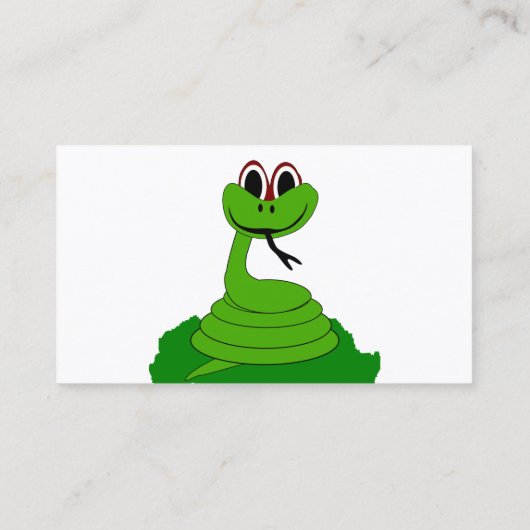 Carte De Visite Conception de serpent (Dos)