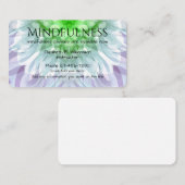Carte De Visite Conception de services de Mindfulness (Devant / Derrière)