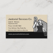 Carte De Visite Conception de services de nettoyage (Devant)