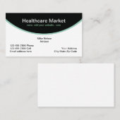 Carte De Visite Conception de services de soins de santé (Devant / Derrière)