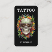 Carte De Visite Conception de studio de tatouage professionnel Tat (Devant)