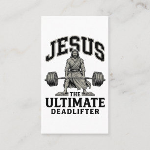 Carte De Visite Conception de t-shirt de gym vintage Jésus Ultimat