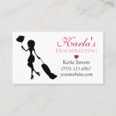 Carte De Visite Conception de tapis mignonne Services de nettoyage (Devant)