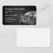 Carte De Visite Conception de thème automobile (Devant / Derrière)