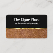 Carte De Visite Conception de thème de cigare classe (Devant)