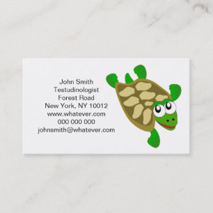 Carte De Visite Conception de tortue