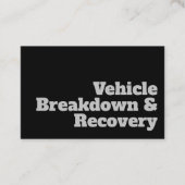 Carte De Visite Conception de ventilation et de récupération des v (Devant)