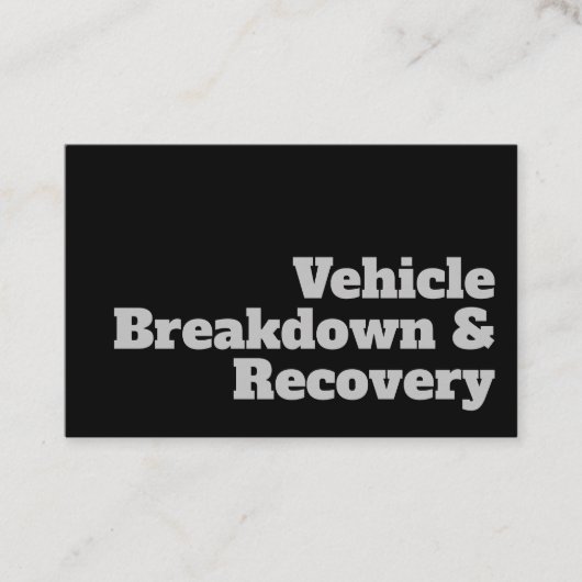 Carte De Visite Conception de ventilation et de récupération des v (Devant)