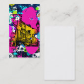 Carte De Visite conception d'éclaboussure de peinture de graffiti (Devant / Derrière)
