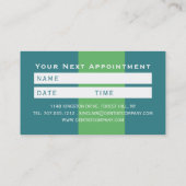 Carte De Visite Conception Dentiste tendance, Rendez-vous Dentiste (Dos)