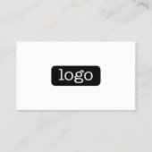 Carte De Visite Conception d'entreprise de base avec logo et photo (Dos)