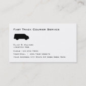 Carte De Visite Conception d'entreprise du service de messagerie (Devant)