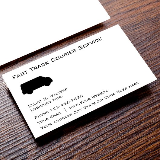 Carte De Visite Conception d'entreprise du service de messagerie