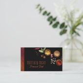 Carte De Visite Conception des aliments Chef personnel Restauratio (Debout devant)