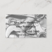 Carte De Visite Conception des outils de mécanique automatique (Devant)