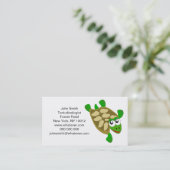 Carte De Visite Conception des tortues (Debout devant)