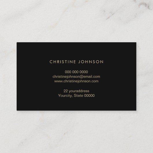 Carte De Visite conception des tortues de mer (Dos)