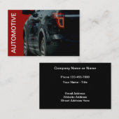 Carte De Visite Conception des véhicules à moteur moderne de (Devant / Derrière)