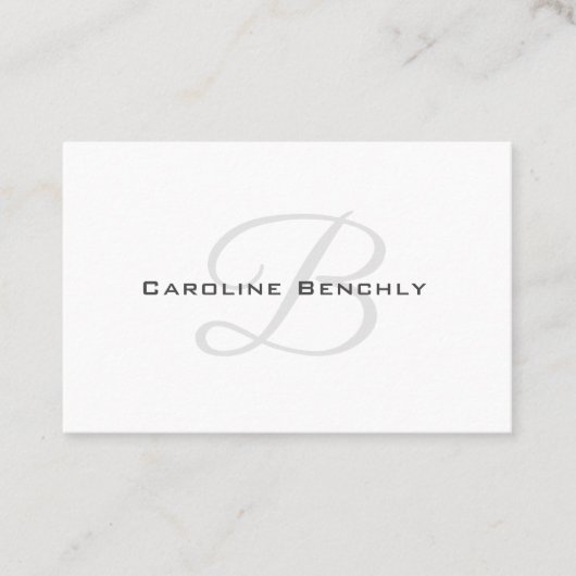 Carte De Visite Conception des ventes de propriétés propres et élé (Devant)