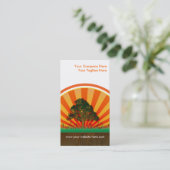 Carte De Visite conception d'été (Debout devant)