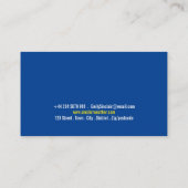 Carte De Visite Conception d'icônes météorologiques dynamiques, mé (Dos)