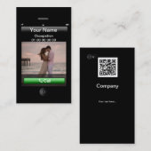 Carte De Visite Conception d'iPhone personnalisée professionnelle (Devant / Derrière)