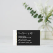 Carte De Visite Conception d'organisateur (Debout devant)