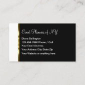 Carte De Visite Conception d'organisateur (Devant)